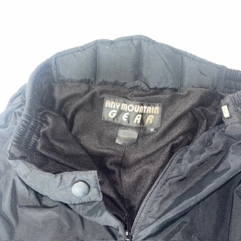 Any Mountain Gear Womens Black Snow Pants Insulated Ski Winter Trousers Small
